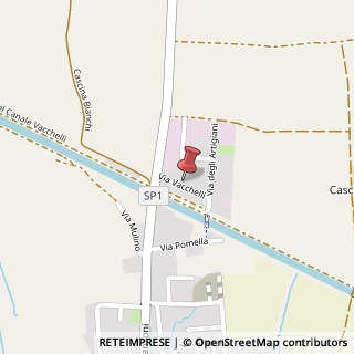 Mappa Via Vacchelli, 5, 26016 Spino d'Adda, Cremona (Lombardia)