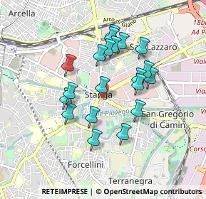Mappa Via Luigi Pellizzo, 35100 Padova PD, Italia (0.7675)