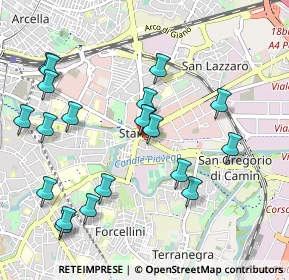 Mappa Via Luigi Pellizzo, 35100 Padova PD, Italia (1.077)