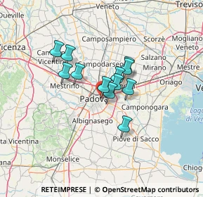 Mappa Via Luigi Pellizzo, 35100 Padova PD, Italia (8.70667)
