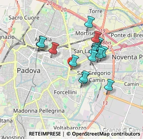 Mappa Via Luigi Pellizzo, 35100 Padova PD, Italia (1.47625)