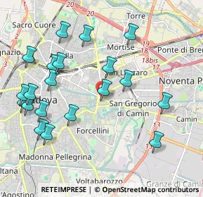 Mappa Via Luigi Pellizzo, 35100 Padova PD, Italia (2.267)