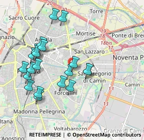 Mappa Via Luigi Pellizzo, 35100 Padova PD, Italia (1.9235)