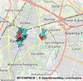 Mappa Via Luigi Pellizzo, 35100 Padova PD, Italia (1.9825)