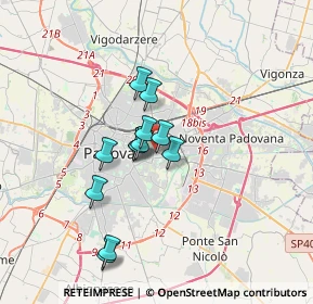 Mappa Via Luigi Pellizzo, 35100 Padova PD, Italia (2.54083)