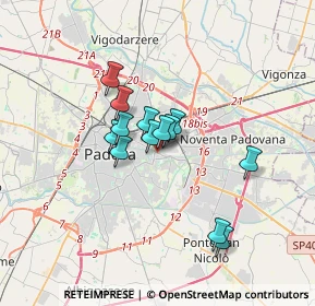 Mappa Via Luigi Pellizzo, 35100 Padova PD, Italia (2.43385)