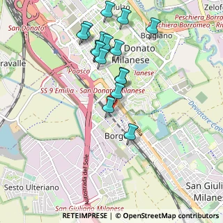 Mappa Via Piave, 20097 San Donato Milanese MI, Italia (0.975)