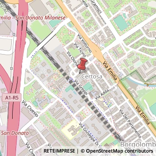 Mappa Via Piave, 17, 20097 San Donato Milanese, Milano (Lombardia)
