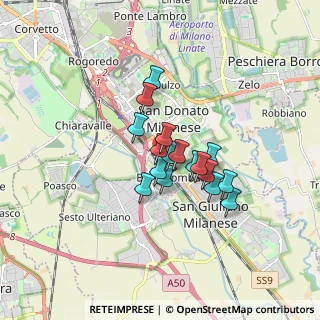 Mappa Via Piave, 20097 San Donato Milanese MI, Italia (1.11765)