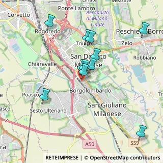 Mappa Via Piave, 20097 San Donato Milanese MI, Italia (1.81545)