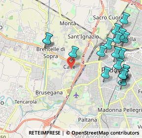 Mappa Via Dal Piaz Giorgio, 35136 Padova PD, Italia (2.44263)