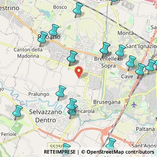 Mappa Via Don Giovanni Bosco, 35030 Caselle PD, Italia (2.901)