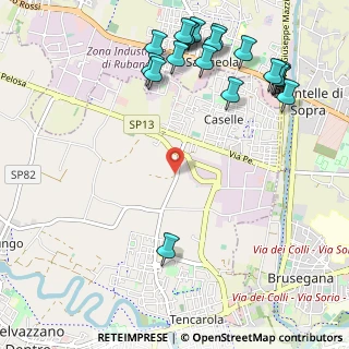 Mappa Via Don Giovanni Bosco, 35030 Caselle PD, Italia (1.393)