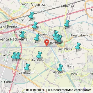 Mappa Via Giuseppe Toniolo, 30030 Vigonovo VE, Italia (2.07467)