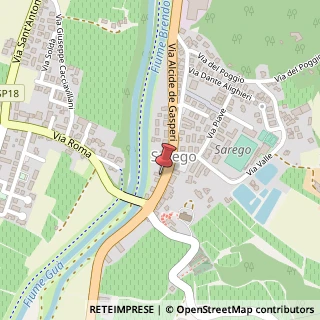 Mappa Via A. De. Gasperi, 5, 36040 Sarego, Vicenza (Veneto)