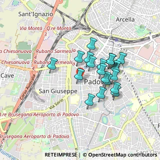 Mappa Via San Pietro, 35139 Padova PD, Italia (0.706)