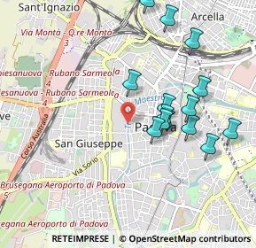 Mappa Via San Pietro, 35139 Padova PD, Italia (0.94)