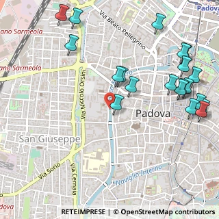 Mappa Via San Pietro, 35139 Padova PD, Italia (0.6665)