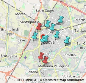Mappa Via San Pietro, 35139 Padova PD, Italia (1.325)