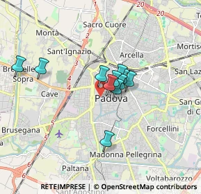 Mappa Via San Pietro, 35139 Padova PD, Italia (1.15182)