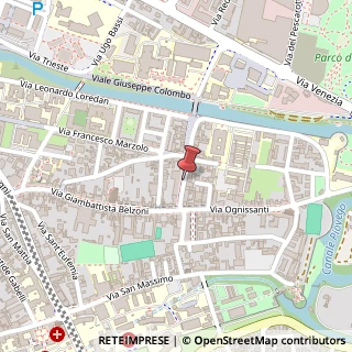 Mappa Via del Portello,  13, 35129 Padova, Padova (Veneto)
