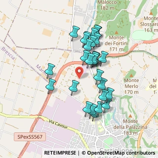 Mappa Via Montefora, 46043 Castiglione delle Stiviere MN, Italia (0.80714)
