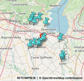 Mappa Via Montefora, 46043 Castiglione delle Stiviere MN, Italia (11.34214)