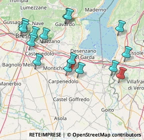 Mappa Via Montefora, 46043 Castiglione delle Stiviere MN, Italia (17.39667)
