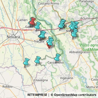 Mappa Via Circonvallazione, 28065 Cerano NO, Italia (7.3425)