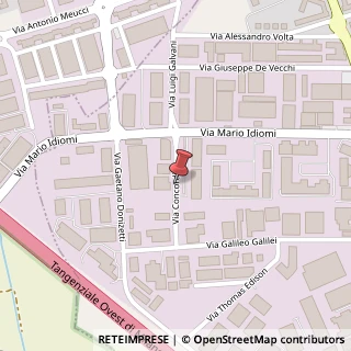 Mappa Via Concordia, 2, 20090 Assago, Milano (Lombardia)