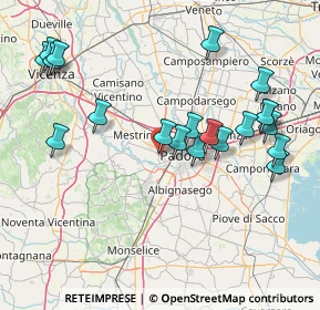 Mappa Via E. Fermi, 35030 Caselle PD, Italia (16.9025)