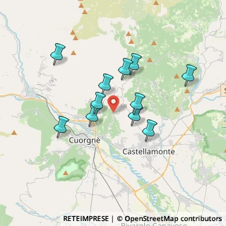 Mappa Via Silvio de Caroli, 10080 Borgiallo TO, Italia (3.05636)