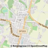 Kaart Cavaglià