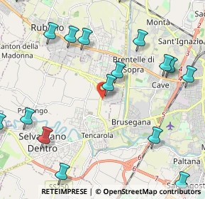 Mappa Via Penghe, 35030 Caselle PD, Italia (2.94056)