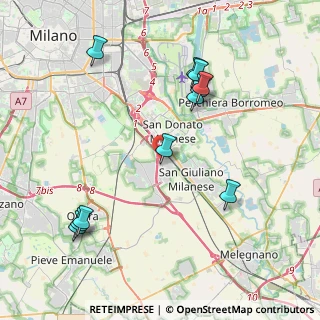 Mappa Via Civesio, 20097 Area Industriale MI, Italia (4.36455)