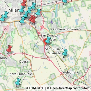 Mappa Via Civesio, 20097 Area Industriale MI, Italia (6.8745)