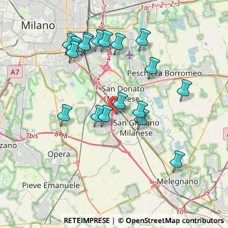 Mappa Via Civesio, 20097 Area Industriale MI, Italia (3.98222)