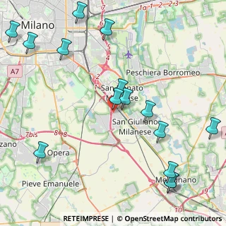 Mappa Via Civesio, 20097 Area Industriale MI, Italia (5.36333)
