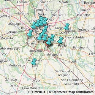 Mappa Via Civesio, 20097 Area Industriale MI, Italia (10.67895)