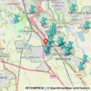 Mappa Via Civesio, 20097 Area Industriale MI, Italia (2.038)