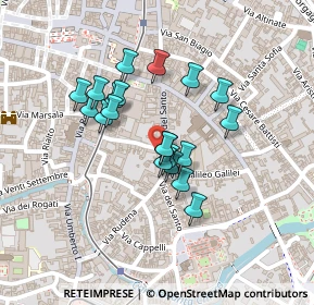 Mappa Via del Santo, 35123 Padova PD, Italia (0.17)