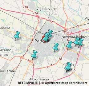 Mappa Via del Santo, 35123 Padova PD, Italia (3.69818)