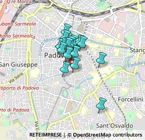 Mappa Via del Santo, 35123 Padova PD, Italia (0.5135)