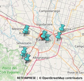 Mappa Via S. Gregorio Barbarigo, 35141 Padova PD, Italia (6.24727)