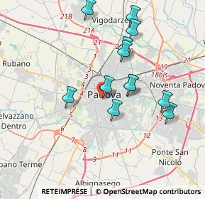 Mappa Via S. Gregorio Barbarigo, 35141 Padova PD, Italia (3.4475)