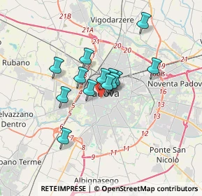 Mappa Via S. Gregorio Barbarigo, 35141 Padova PD, Italia (2.37615)