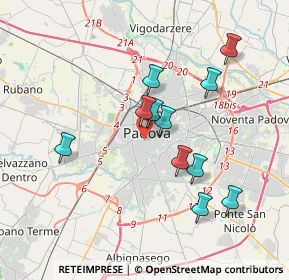 Mappa Via S. Gregorio Barbarigo, 35141 Padova PD, Italia (3.33)