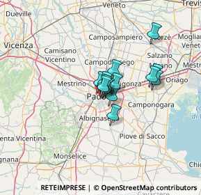 Mappa Via S. Gregorio Barbarigo, 35141 Padova PD, Italia (6.965)