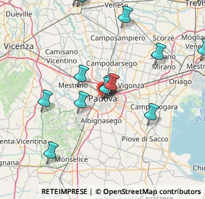 Mappa Via S. Gregorio Barbarigo, 35141 Padova PD, Italia (18.00643)