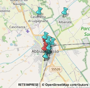 Mappa Via San Giovanni Bosco, 20081 Abbiategrasso MI, Italia (1.12667)